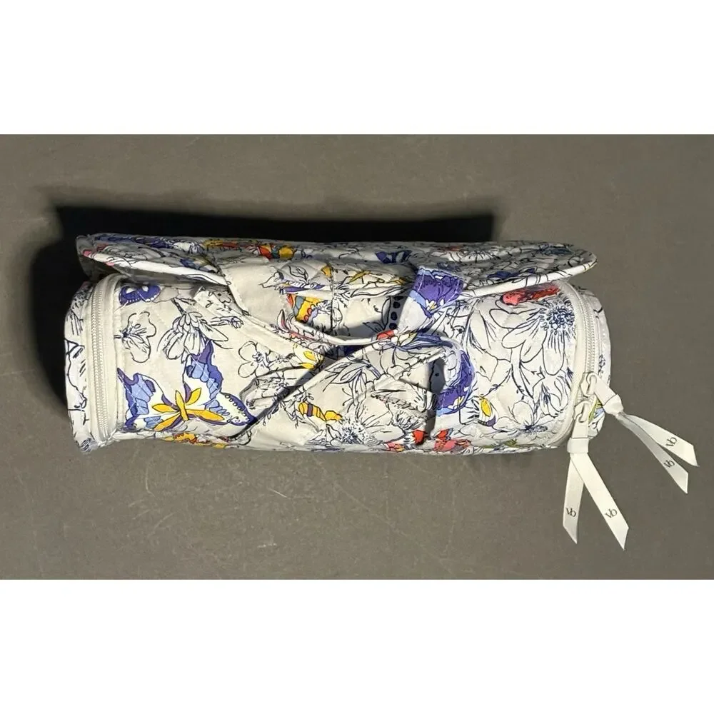 Vera Bradley Coast Breezy Butterflies Grand Hanging Organizer Travel Makeup Bag